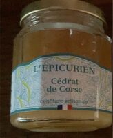 Confiture artisanale de cédrat de Corse