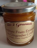 Confiture fruits exotiques au gingembre confit