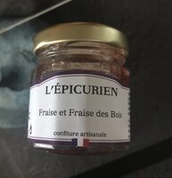 Confiture artisanale fraise et fraise des bois