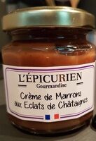 Crème de marrons aux éclats de châtaignes