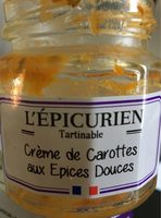 Creme de carottes aux epices douces