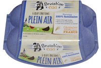 6 oeufs Plein air