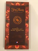 Marbré lait blanc noisettes