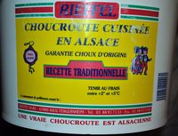 Choucroute Cuisinée en Alsace