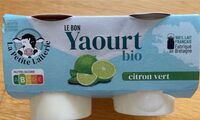 Le bon yaourt bio citron vert