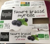 4X125G YAOURT Vache Myrtilles