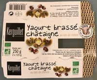 Yaourt brassé châtaigne
