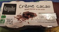 Creme Cacao - dessert fermier au lait entier