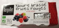 Yaourt brassé fruits rouges