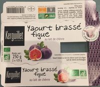 Yaourt brassé figue au lait de chèvre