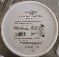Choucroute cuite au naturel