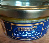 Bloc de foie gras de canard des Landes
