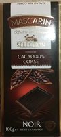 Fondant cacao 80% corsé