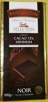 Mascarin Sélection Fondant Cacao 72%