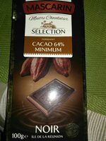 Cacao 64% minimum