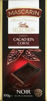 Noir cacao 85% corsé