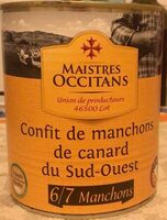 Confit de manchons de canards du sud ouest