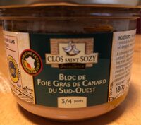Bloc de foie gras de canard du Sud-Ouest