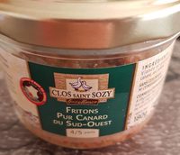 Fritons pur canard du Sud ouest