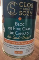 Bloc de Foie Gras de canard du sud-ouest