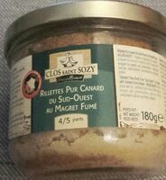 Rillettes pur canard au magret fumé