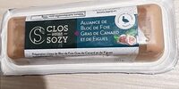 Alliance de bloc de foie gras de canard et de figues
