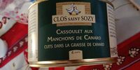 Cassoulet aux manchons de canard