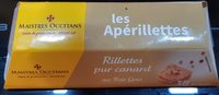 Rillettes pur canard au foie gras
