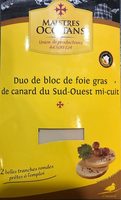 Duo de Bloc de Foie Gras de Canard du Sud-Ouest Mi-Cuit