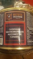 Cassoulet gastronomique au canard confit