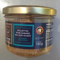 Rillettes pur canard du sud ouest