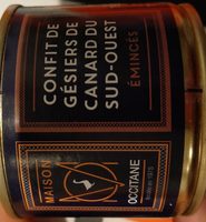 Confit de gésiers de canard du sud-ouest