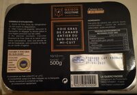 Foie gras de canard entier du sud-ouest mi-cuit
