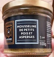 Mousseline petit pois et asperges