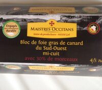 Bloc de foie gras de canard