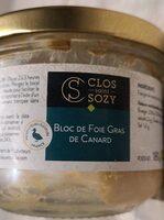 Bloc de foie gras de canard