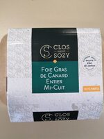 Foie Gras de Canard Entier Mi-Cuit