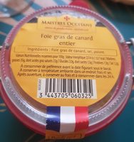 Foie gras de canard entier