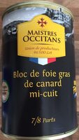 Bloc de foie gras de canard mi-cuit