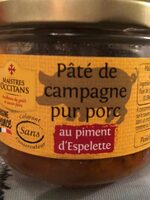 Pate de campagne pur porc