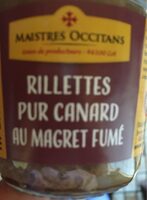 Rillettes pur canard au magret fume
