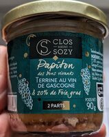Terrine au vin de Gascogne & 20 % de foie gras