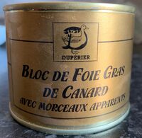 Bloc de foie gras de canard