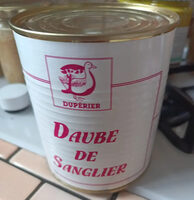 Daube de sanglier