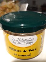 Rillettes de porc et de canard