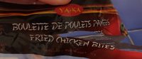 Boulette poulet panees