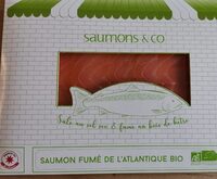 Saumon fumé de l'atlantique bio