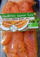 Aiguillettes saumon mariné