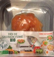 Dés de saumon fumé bio