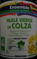 Huile vierge de colza